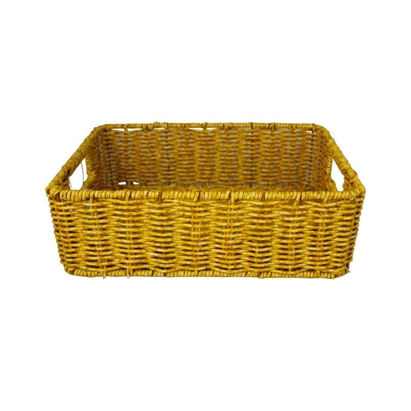 Корзина плетеная 30*21*10см пластик с ручками LA-50S/JC-15423 (12)