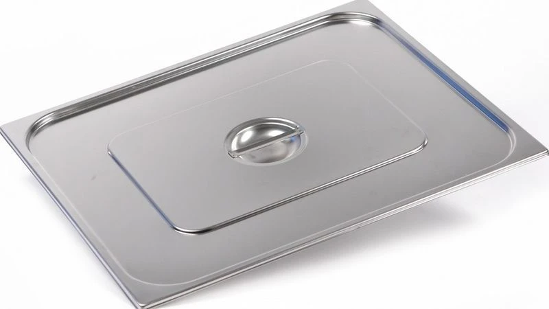Крышка на гастроемкость 0,8мм нерж. сталь LUXSTAHL 821-L 654*530мм для GN 2/1
