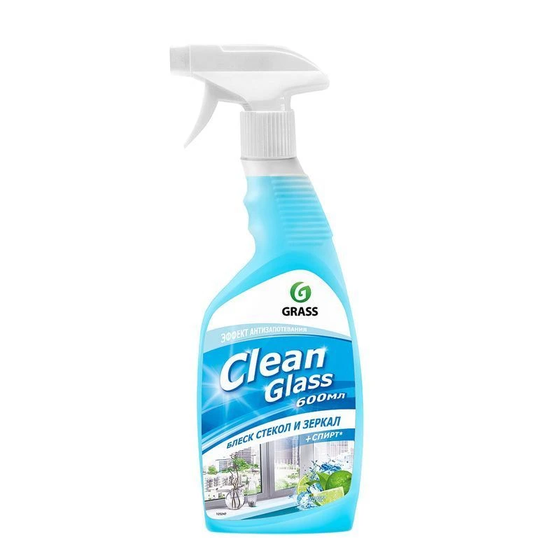 Очиститель стекол Grass 600мл Clean Glass Голубая лагуна (8)