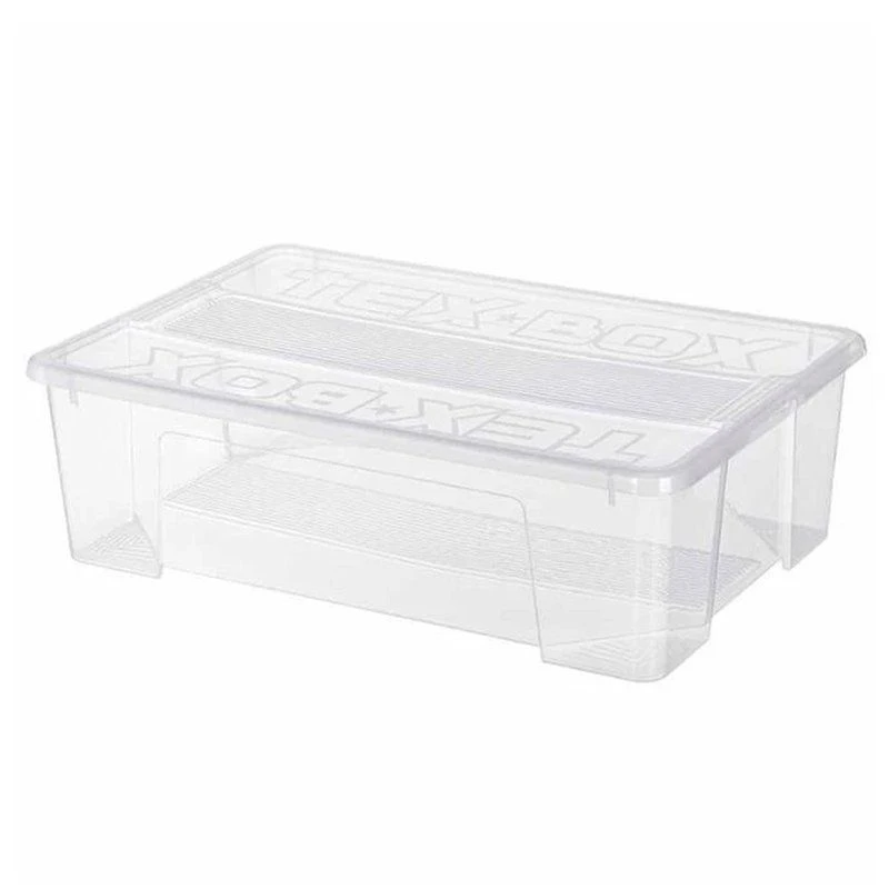 Контейнер для хранения 28л 57*38*17см пластик TEX-BOX прозрачный (6)
