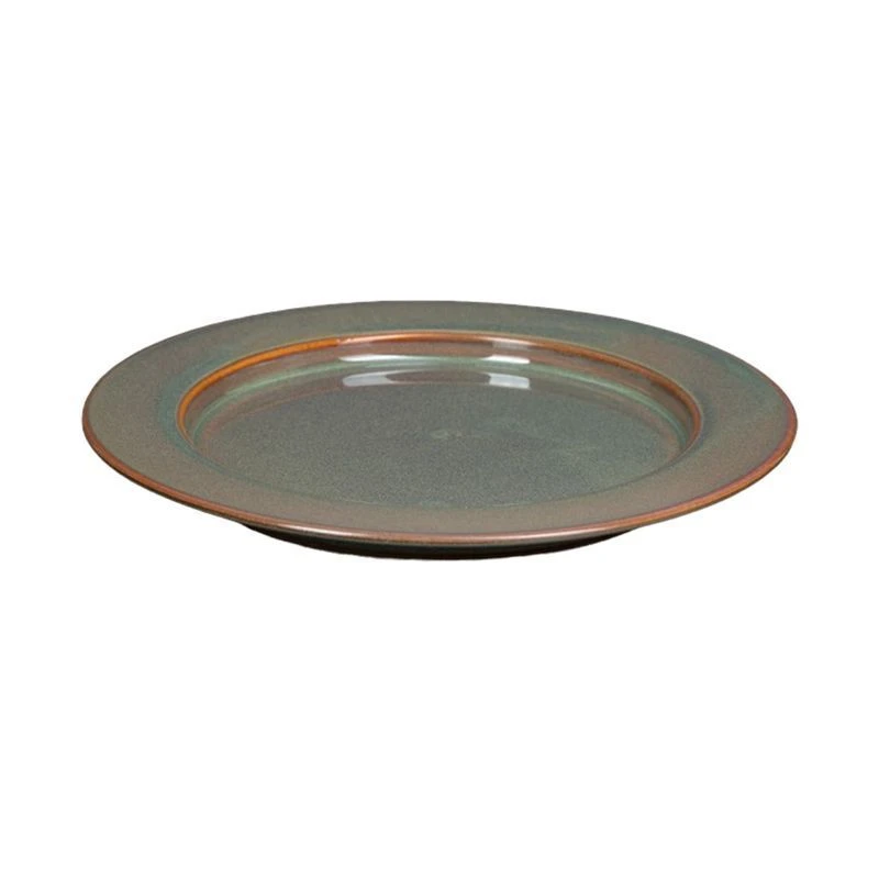 Тарелка 21см фарфор GOURMET COLORE сине-зеленый десертная [LQ-QK15173B-YB001] (6)