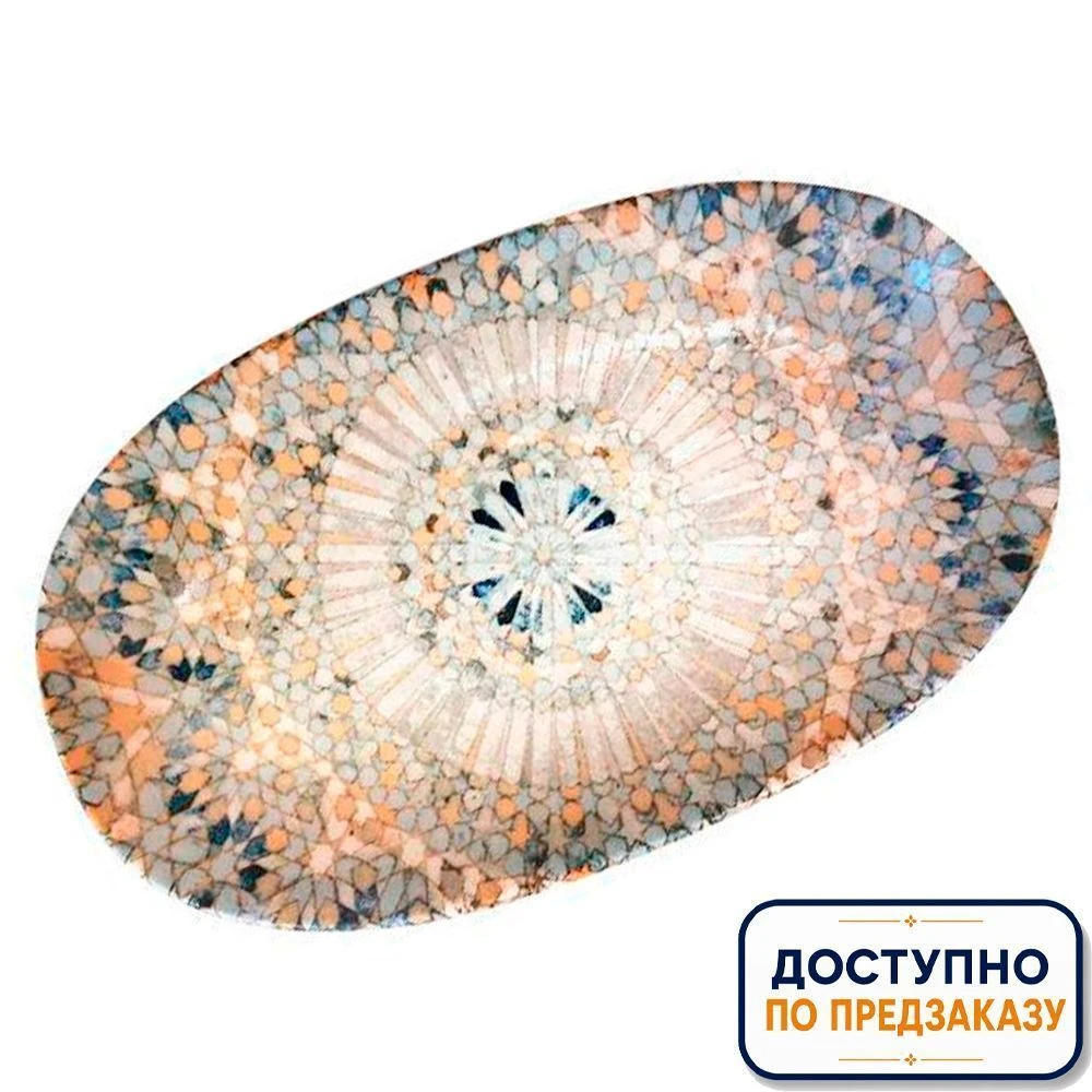 Блюдо 24*14см фарфор МОЗАИК овальное S-MT-LUCMZGRM24OKY (12)