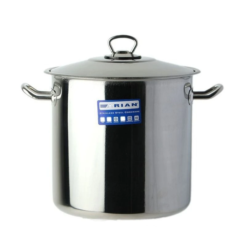 Кастрюля 11л нерж.сталь ARIAN GASTRO высокая 24*24см 1603.009 (2)