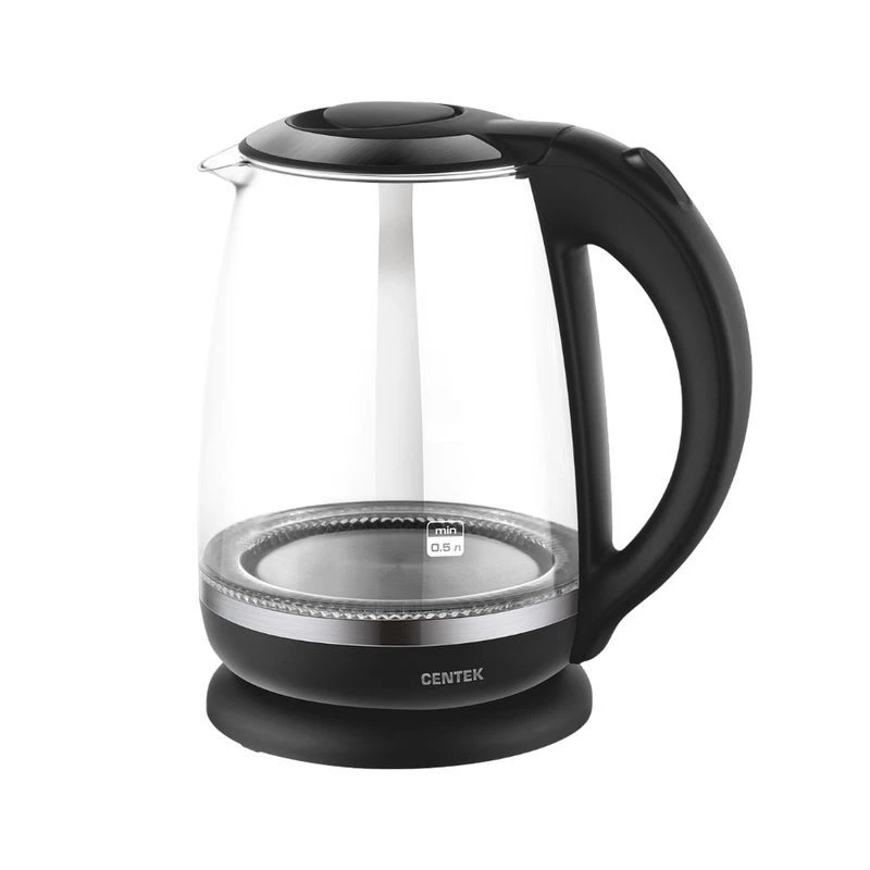 Чайник электрический 2л стекло Centek CT-0015 Sevilla 2200Вт внутр. LED-подсветка (6)
