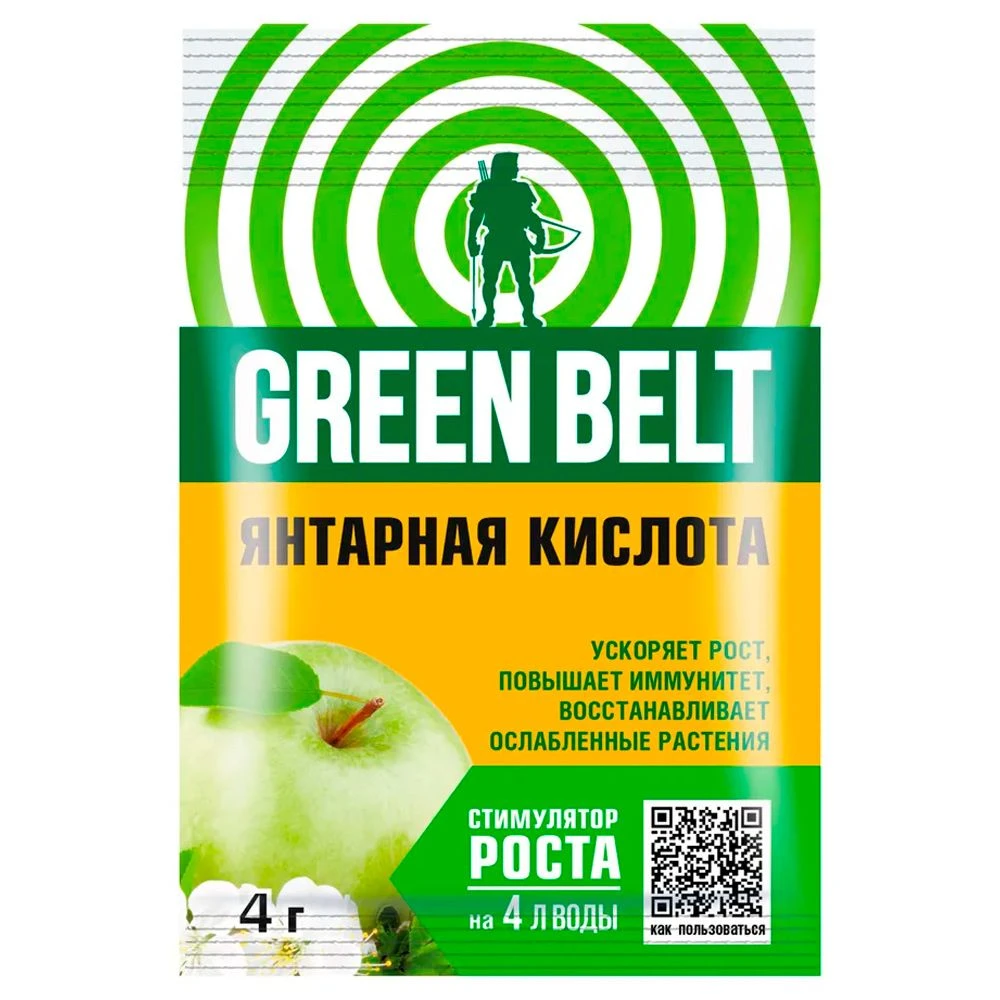 Янтарная кислота пак 4гр. GREEN BELT  (50)