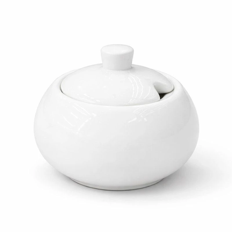 Сахарница 320мл 7,5*6,5см фарфор Forma White 201г подар.уп BW20-19/1C/JC-18239 (48)