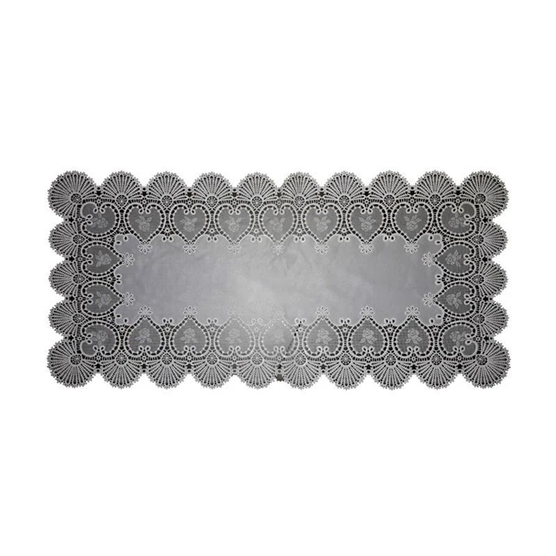 Салфетка сервировочная 16*33 (40*83см) ПВХ белая S-103 (6/240)