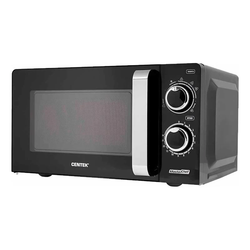 Печь микроволновая Centek CT-1575 черная 700Вт, мех.управление, таймер 30мин, 20л (1)