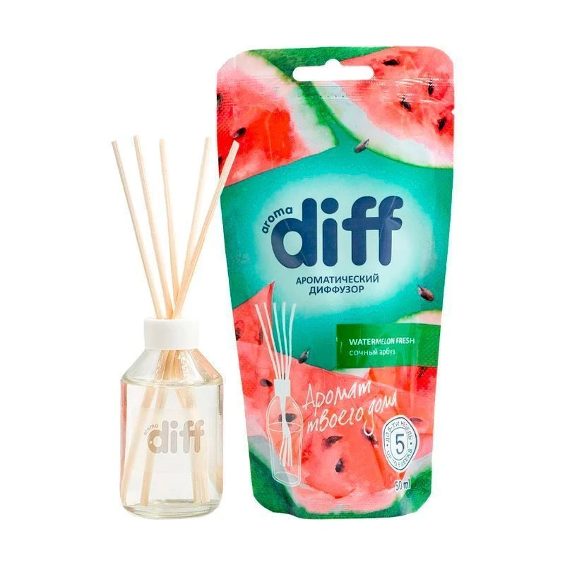 Аромадиффузор 50мл DIFF WATERMELON Сочный арбуз D10306 (10)