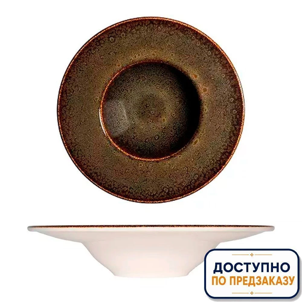 Тарелка глубокая 400мл 28см фарфор ТИЕРРА OTIBNC28CK (6)