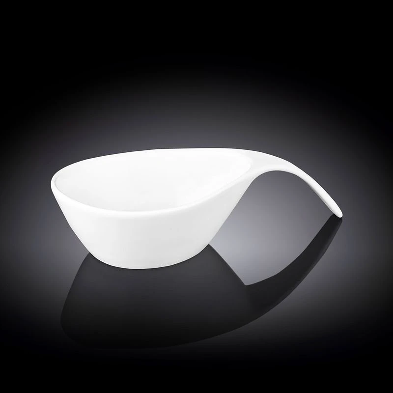 Салатник с ручкой 450мл фарфор WL-991282/A (3/36)