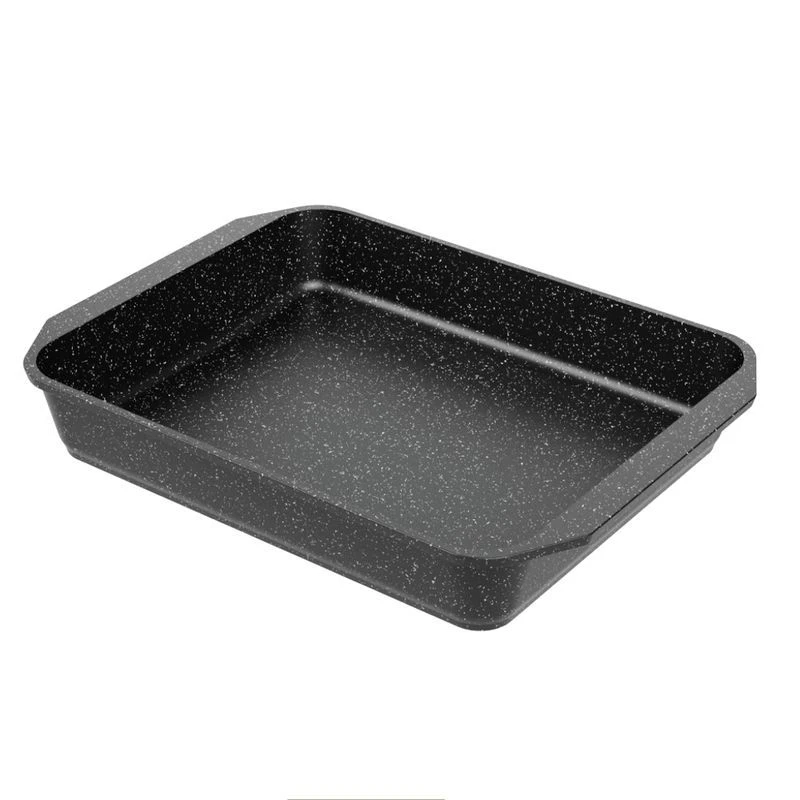 Противень 40*30*5,8см алюминий АП ГРАНИТ BLACK (10)