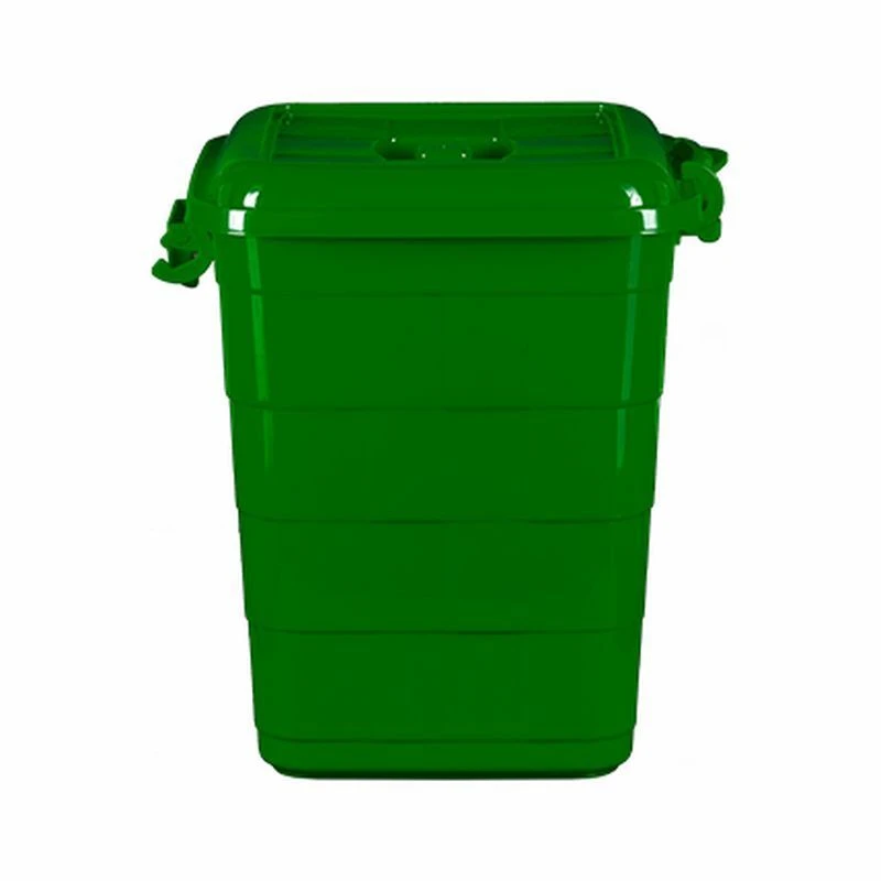 Бак 75л 550*450*585мм пластик пищевой Bricks зеленый (1)