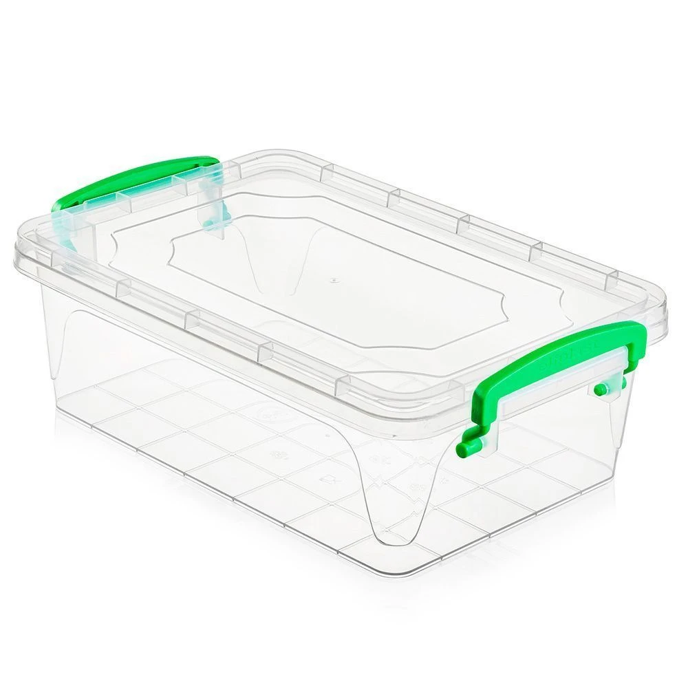 Контейнер пищевой 3,8л 308*205*105мм пластик FRESH BOX SLIM (36)
