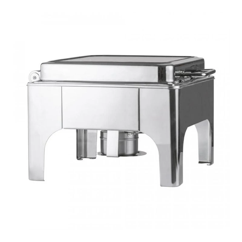 Мармит 6,5л нерж.сталь ОБЩЕПИТ на 1 горелку 40*40*28см КТ-ОБ-ММ-02 (1)