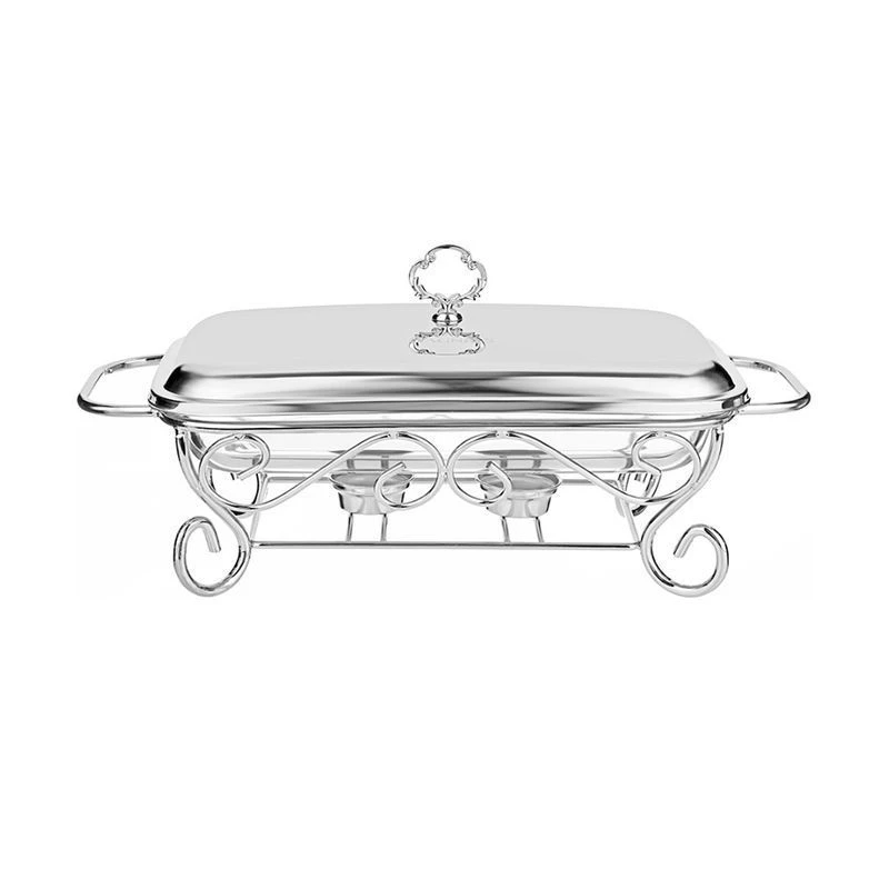Мармит 2,2л стекло на мет.подставке Silver (6)