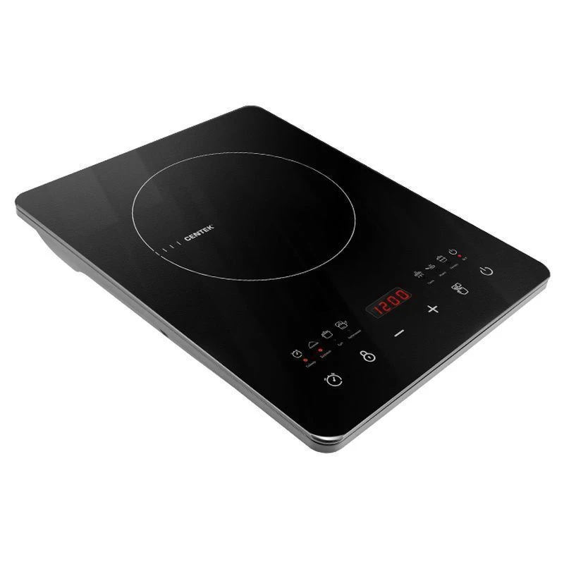 Плитка индукционная стеклокерам. Centek CT-1519 черн 2000Вт,8 настр. мощн.,6 программ,LED-дисплей(6)