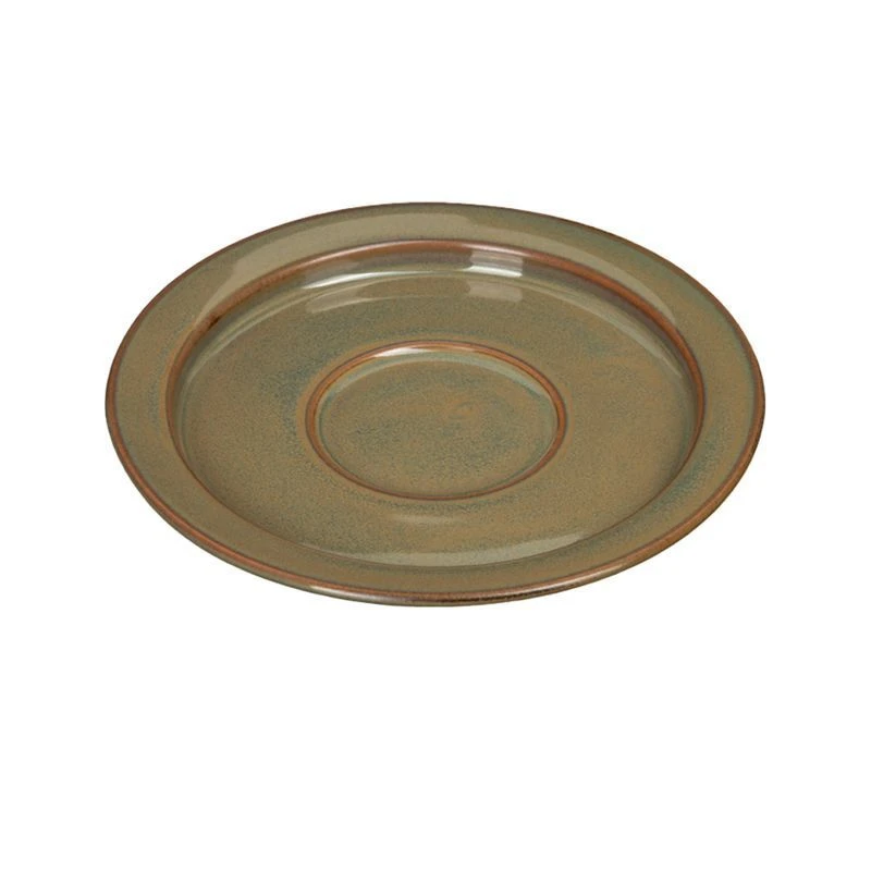 Блюдце 16см фарфор GOURMET COLORE сине-зеленый [LQ-QK15187B-YB001] (6)