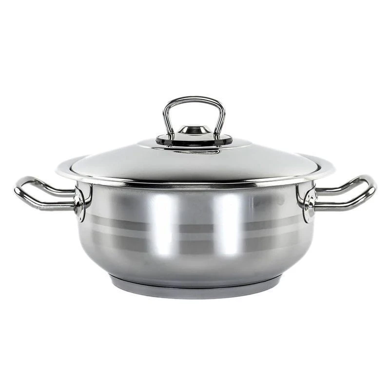 Кастрюля 2,8л нерж.сталь ARIAN GASTRO 20*10см 9175.003/ все виды плит (4)