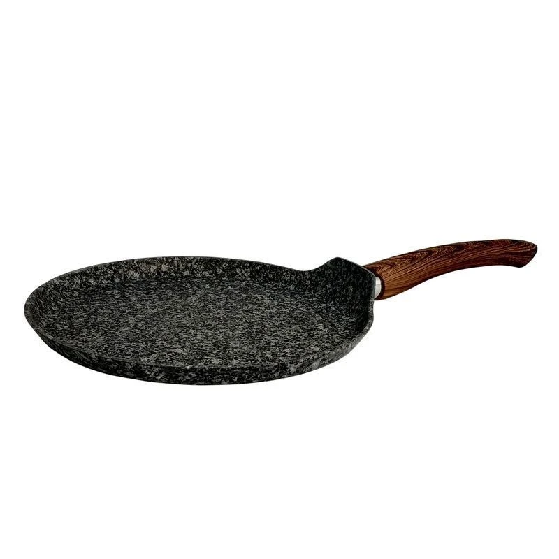 Сковорода блинная 24см алюминий АП мрамор Grey marble арт.4171 (6)