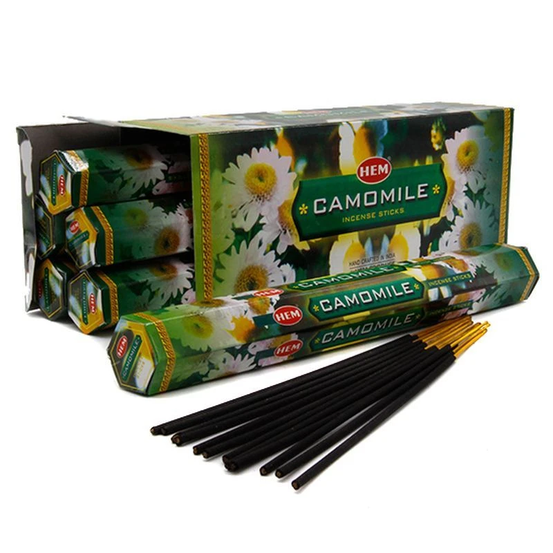 Благовония шестигранник 20 палочек HEM Camomile Ромашка (6)