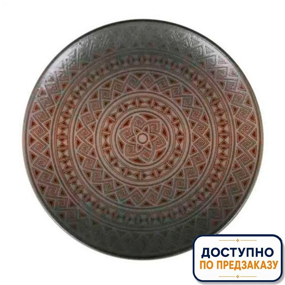 Тарелка мелкая 23см фарфор ДАМАСК десертная S-MT-DMSGRM23DZ (12)