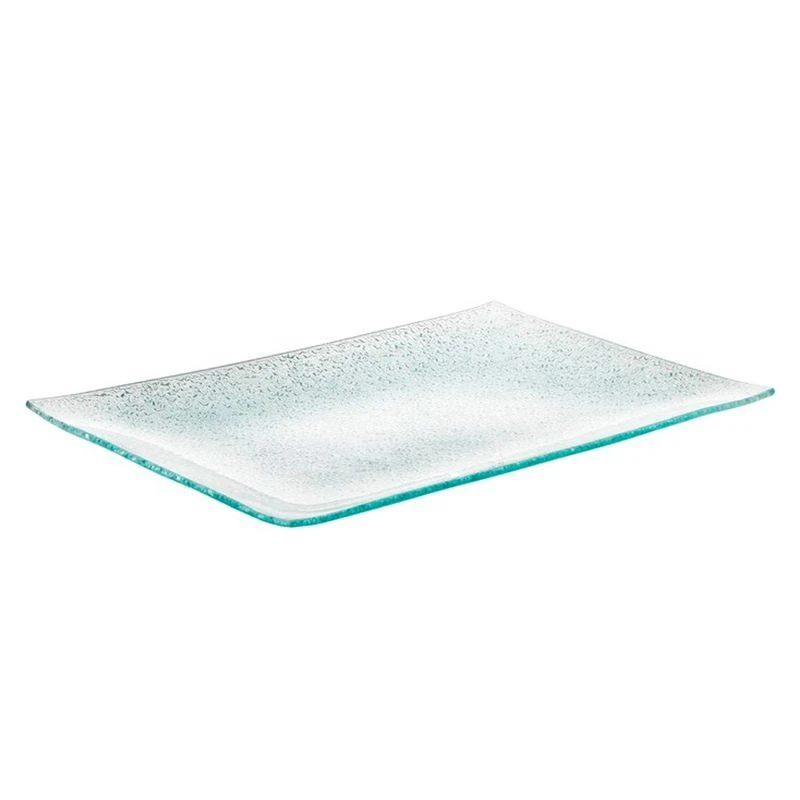 Блюдо 40*30см стекло AQUA прямоугольное
