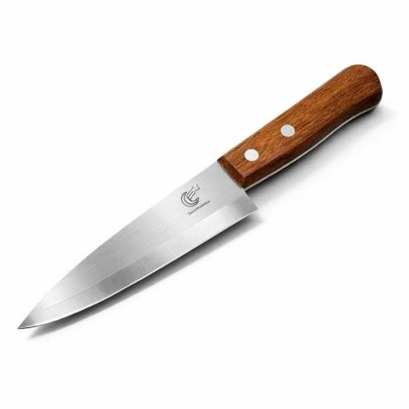 Нож кухонный 20,5см нерж.сталь с деревянной ручкой (480)