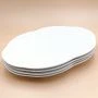 Блюдо 36*25см фарфор White Ornaments овальное (12)