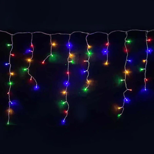 Гирлянда эл. уличная 6*0,5м 350LED разноцветный 31В с трансформатором 100-220В JC-15361 (60)