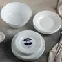 Столовый набор 19пр стеклокерамика ДИРЕКТОР БЕЛЫЙ EVERY DAY
