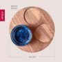 Менажница 3 секции 70/120/150мл керамика Breeze на дер.подставке 20см BRZ-05 (12)
