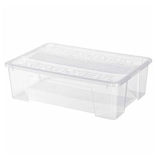 Контейнер для хранения 28л 57*38*17см пластик TEX-BOX прозрачный (6)