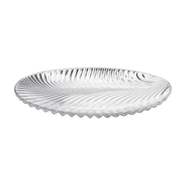 Тарелка мелкая 24см стекло Deli Glass обеденная DSP6102-3 (24)