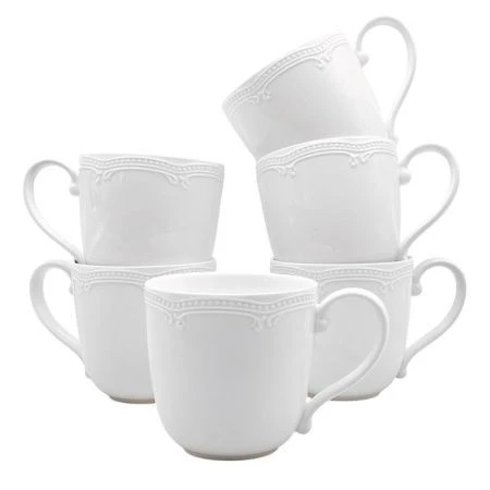 Кружка 350мл фарфор White Ornaments (36)