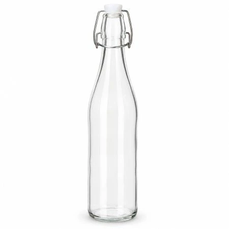 Бутылка 550мл стекло с бугельным замком гладкая 918-А GBB-500 685238/737387 (48/40)