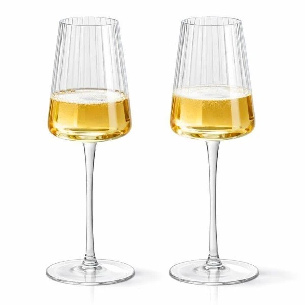 Бокалы для вина набор 2шт 250мл 4*8*26,7см стекло Delicate подар.уп CRY37/JC-18285(12)