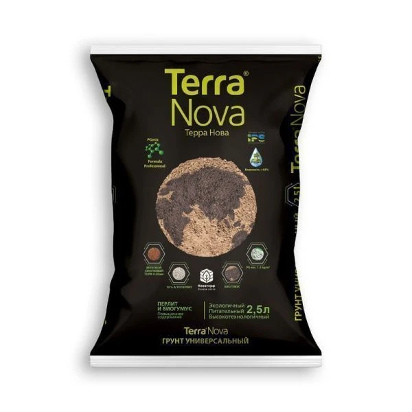 Грунт универсальный 2,5л Новая Земля Terra Nova (10)