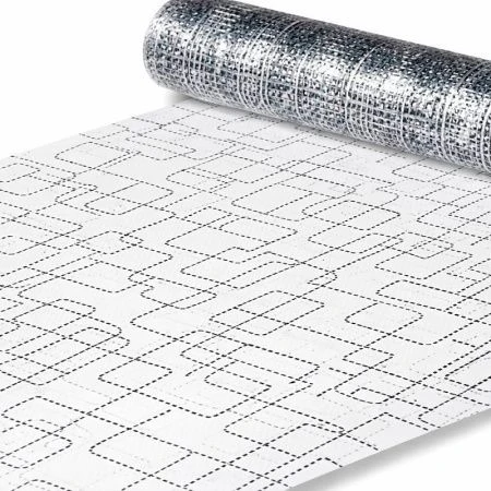 Клеенка силиконовая прозрачная Dekorelle 0,6*20м серебро 165S