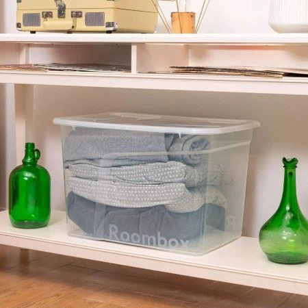 Ящик для хранения 50л 561*394*347мм пластик ROOMBOX (5)