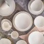 Тарелка глубокая 20см фарфор ROCK WHITE суповая DM8011 (6)