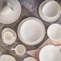 Тарелка мелкая 26см фарфор ROCK WHITE обеденная DM8010 (6)