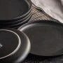 Тарелка мелкая 21см фарфор ROCK BLACK десертная DM8022 (24/6)