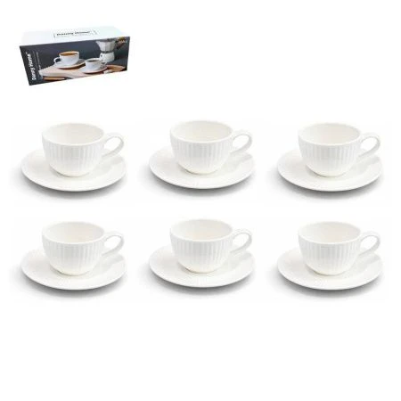 Кофейный набор 12пр фарфор Forma White на 6 персон 110мл 228г подар.уп BW22-10/JC-182