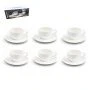 Кофейный набор 12пр фарфор Forma White на 6 персон 110мл 228г подар.уп BW22-10/JC-182