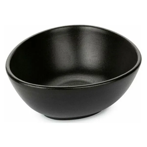 Салатник 400мл 16см фарфор ROCK BLACK треугольный DM8024-6 (6)