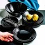 Столовый набор 18пр стеклокерамика АРЕНА БЛЭК на 6 персон N5162 (1)