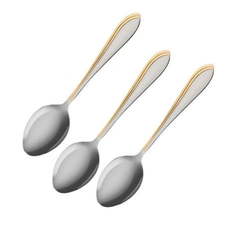 Ложки столовые набор 3шт нерж.сталь Goldy / Голди GLD-43 (4)