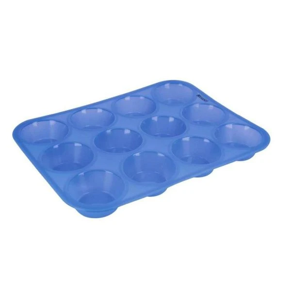 Форма для кексов 12 ячеек 33*25*3см силикон Silicone 93-SI-FO-08 (20)