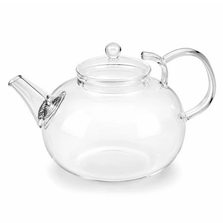 Чайник заварочный 1000мл стекло с мет.пружинкой в носике Иван-чай арт. TP105 (36)